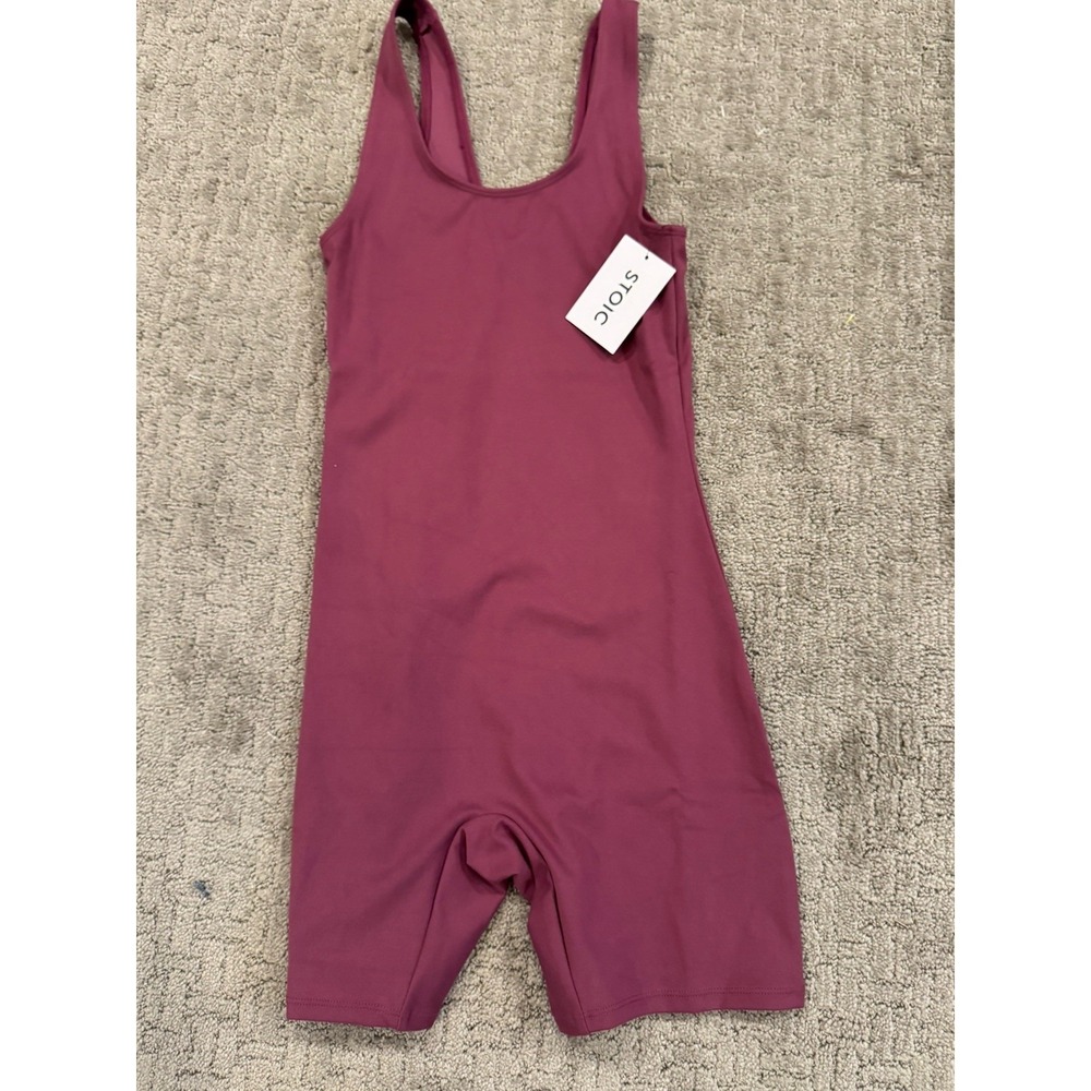Stoic Bike Short One Piece Size Small Purple Bodysuit NWT (S1)